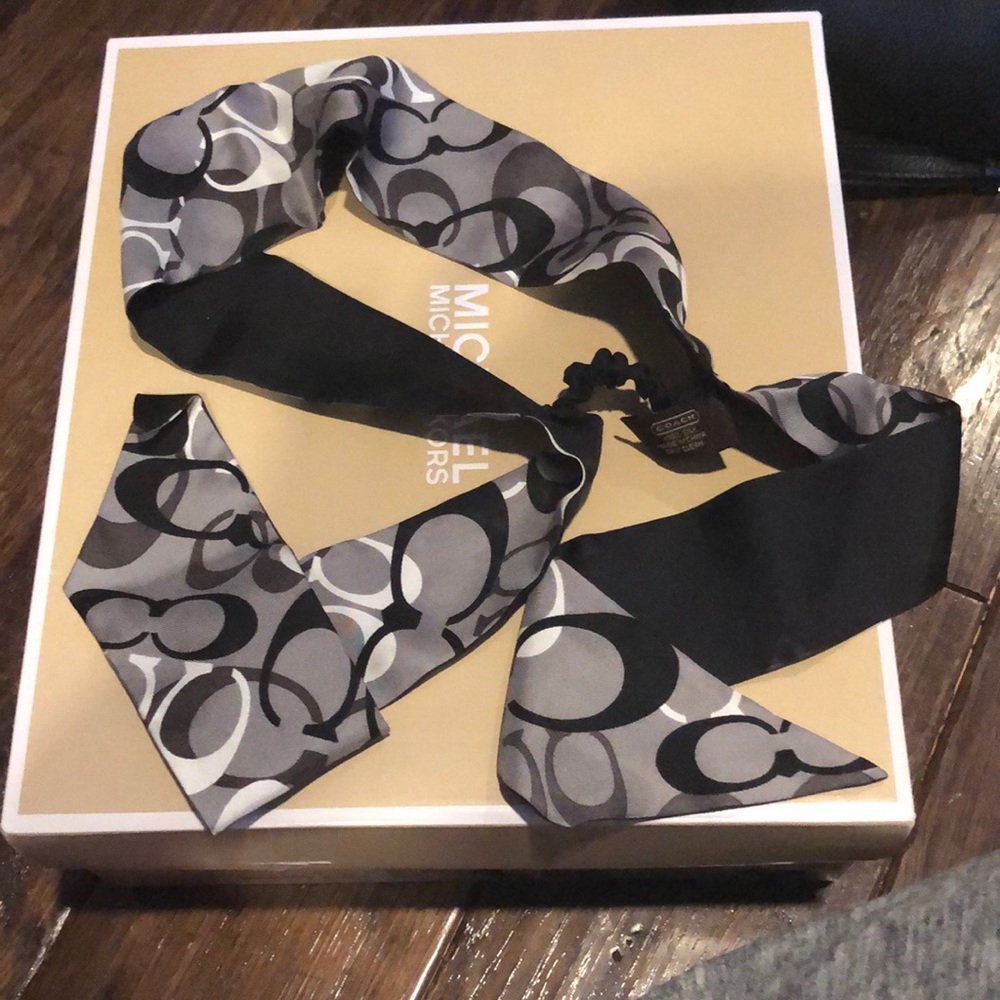 Coach Silk Tie Headband